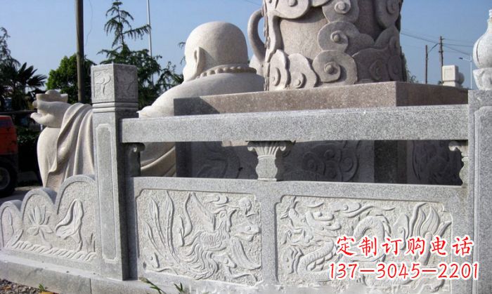 湖南公园景观大理石栏板石雕