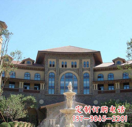 湖南定制欧式古典喷泉大理石雕塑
