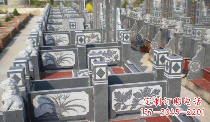 湖南公园景观仿古石栏板 (2)
