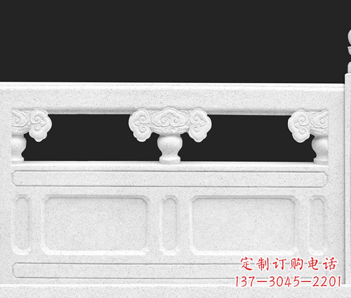 湖南汉白玉石栏板雕塑