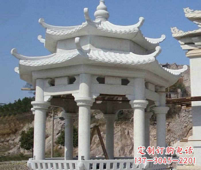 湖南专业汉白玉凉亭雕塑