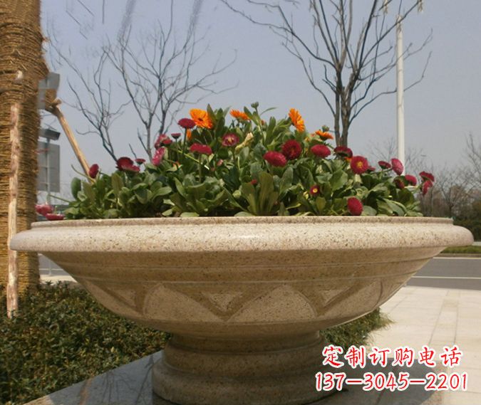 湖南中领雕塑花盆石雕