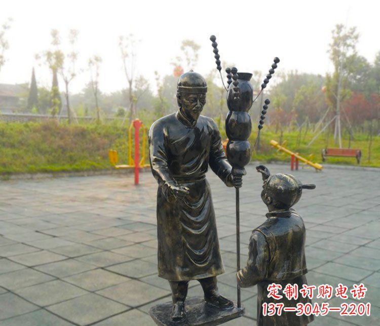 湖南精美仿铜葫芦雕塑