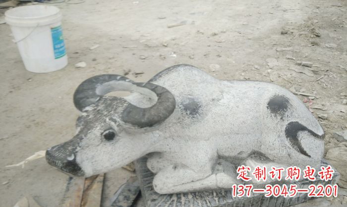 湖南公园景观孺子牛石雕