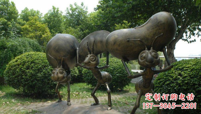 湖南精美蚂蚁铜雕塑
