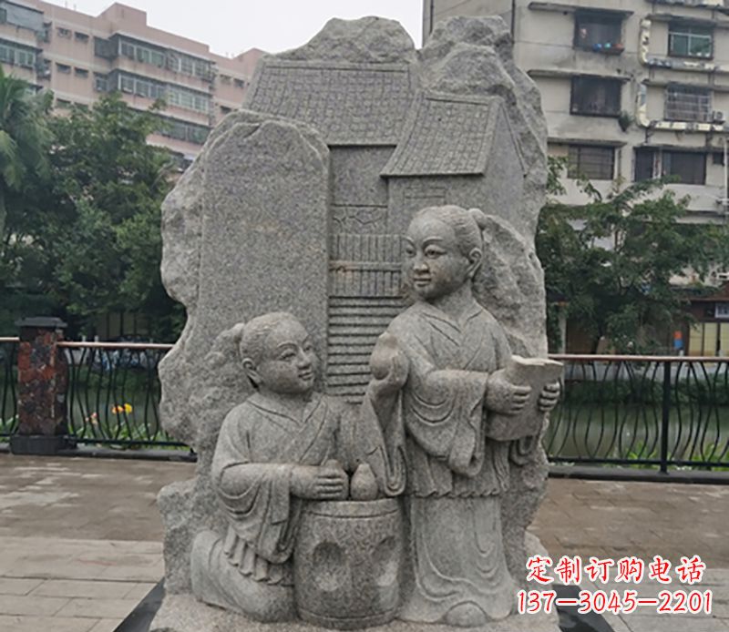湖南高品质孔融让梨石雕