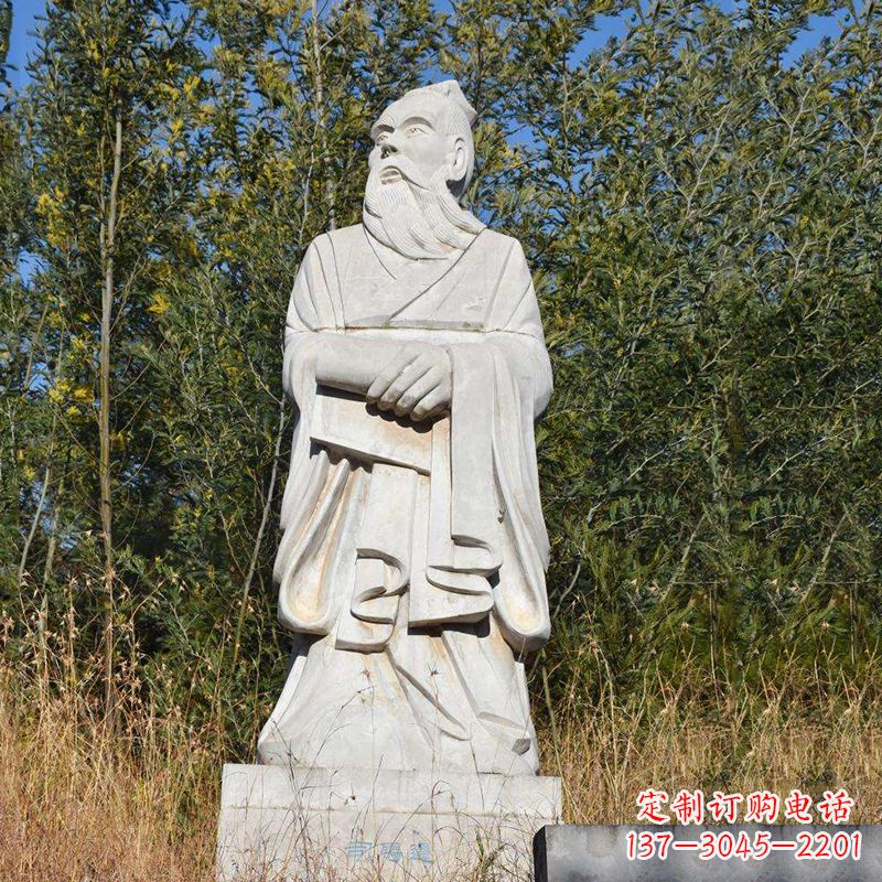 湖南以司马迁石雕塑展现古代名人