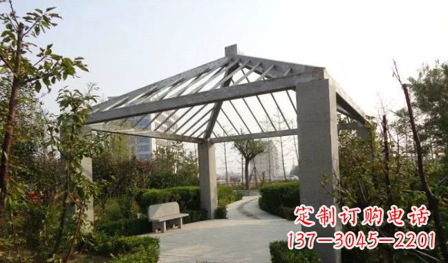 湖南精美不锈钢凉亭雕塑