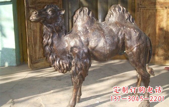 湖南公园骆驼铜雕222