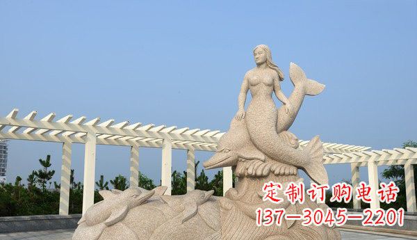 湖南中领雕塑 | 精致海豚雕塑