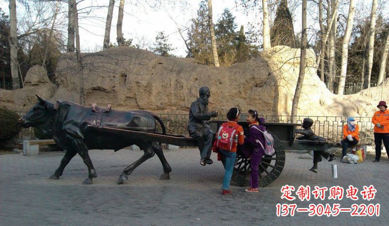 湖南传承历史,记录岁月——领雕塑定制小孩雕塑