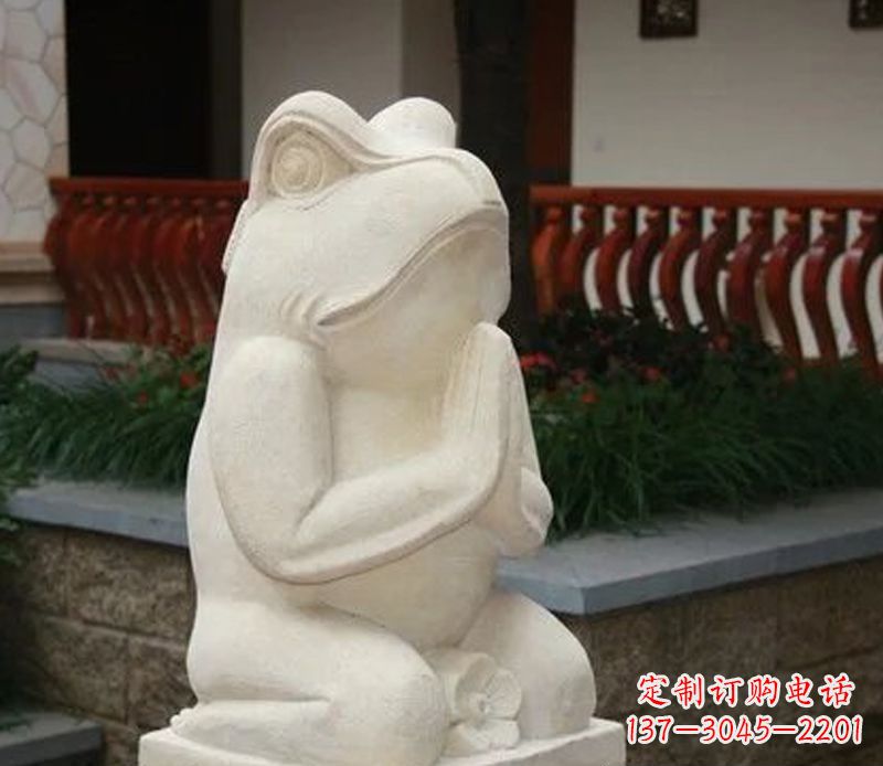 湖南中领雕塑精美绝伦的青蛙石雕