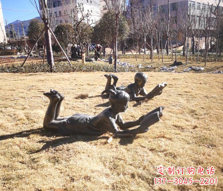 湖南精致的儿童仿铜雕塑