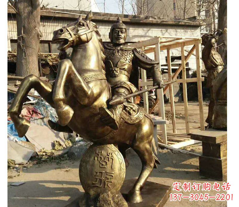 湖南高雅骑马雕塑