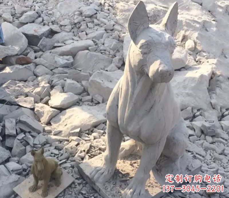 湖南精美工艺十二生肖狗石雕