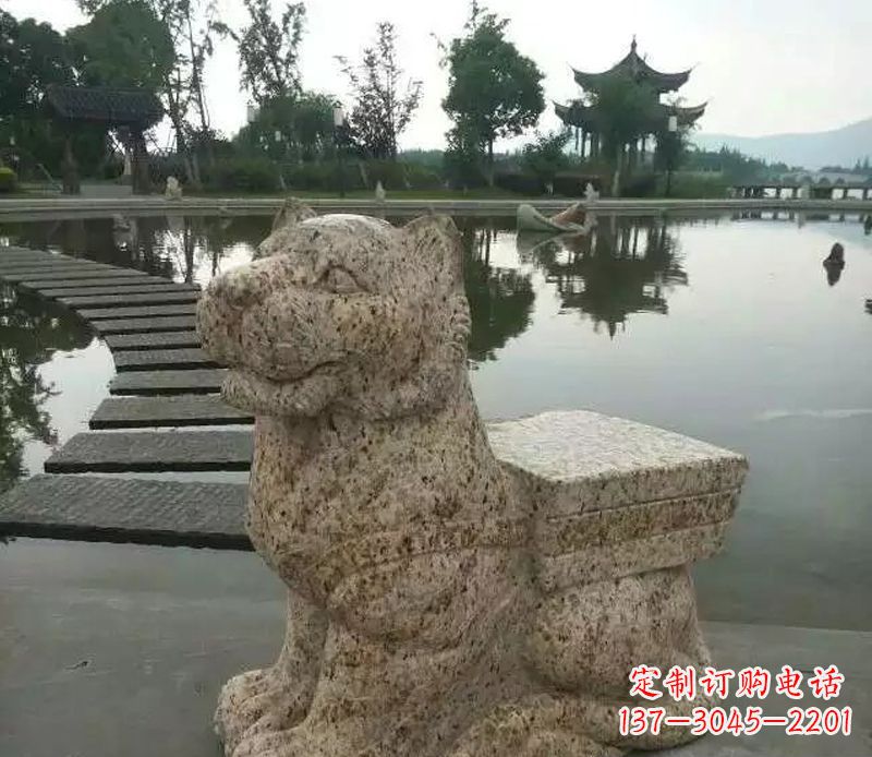 湖南公园十二生肖虎石雕