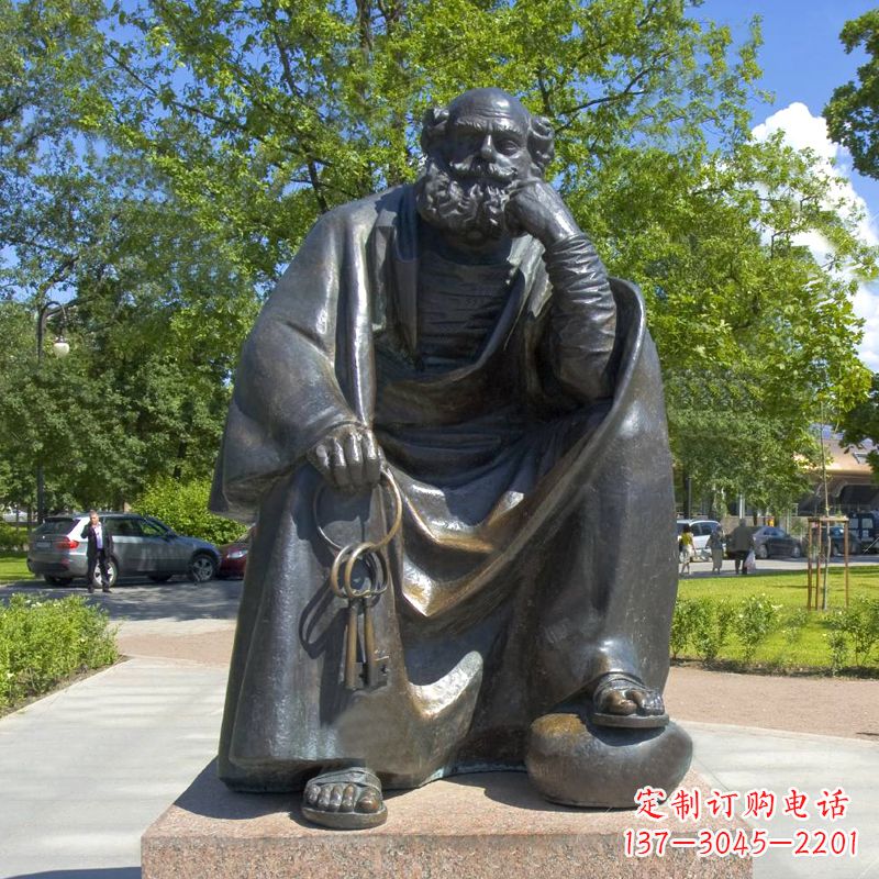湖南铸就传奇托尔斯泰雕塑