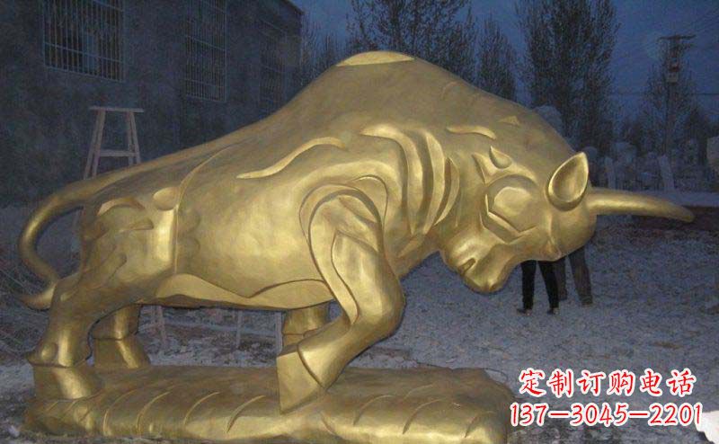 湖南拓荒牛铜雕—瑰丽壮观的动物雕塑