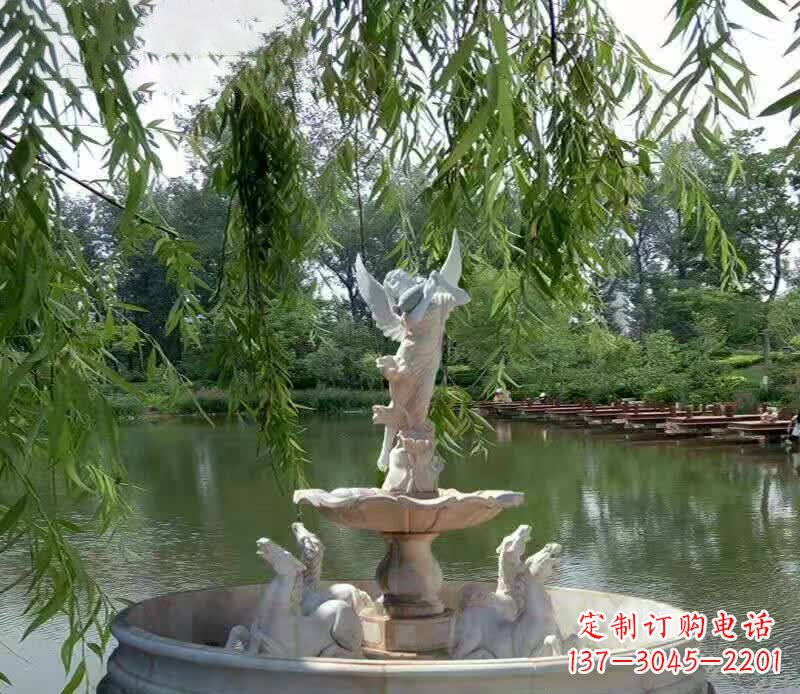 湖南公园天使景观石雕