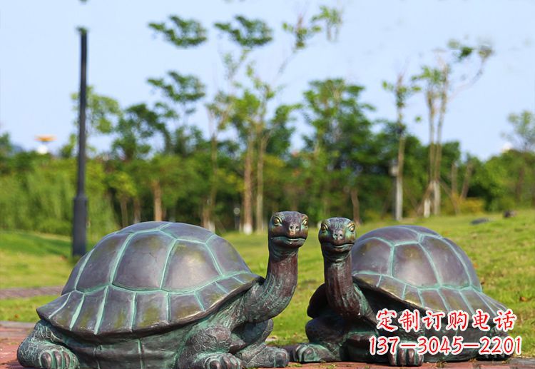 湖南中领雕塑别具特色的乌龟铜雕