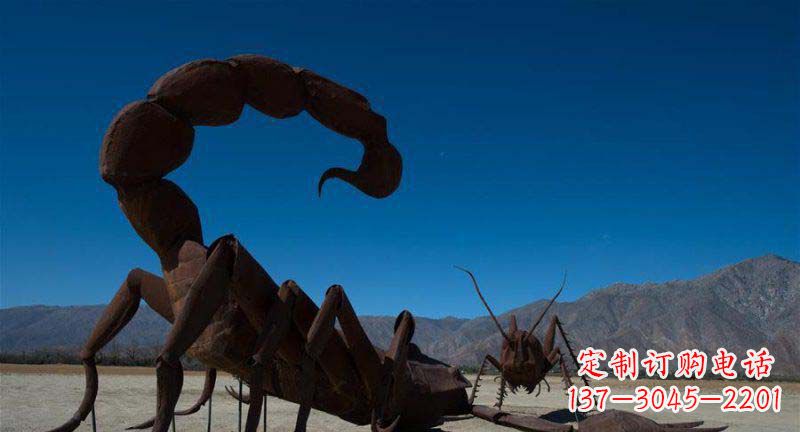 湖南中领雕塑精美铜雕蝎子雕塑