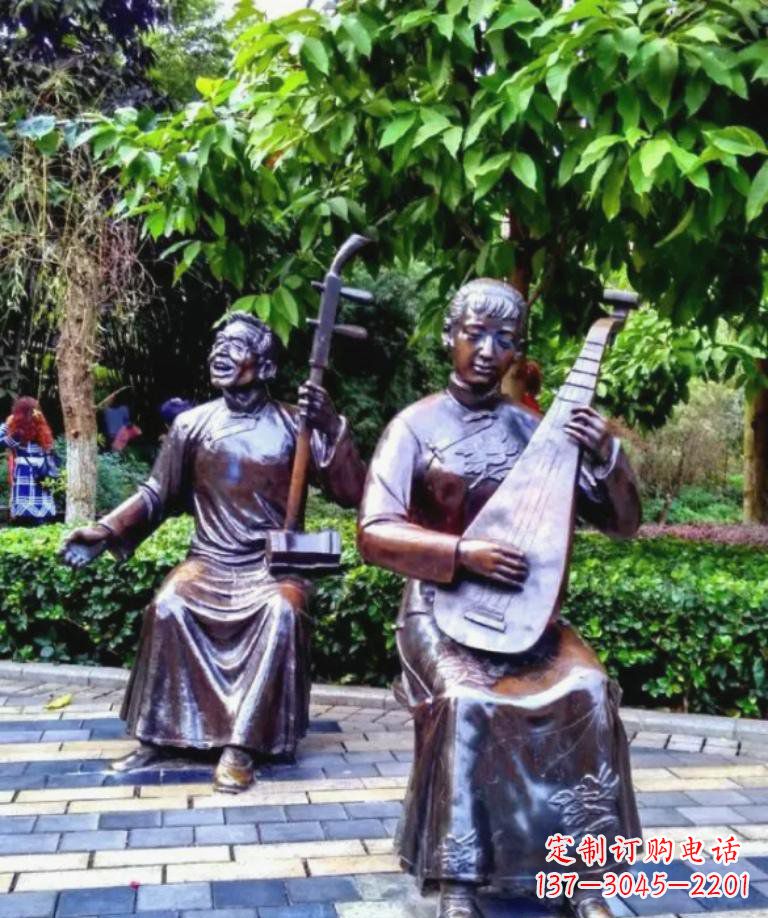 湖南以音乐为灵感原点的二胡铜雕