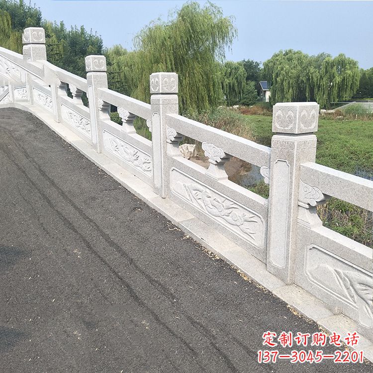 湖南独特的大理石栏杆护栏雕塑,让公园更加精致