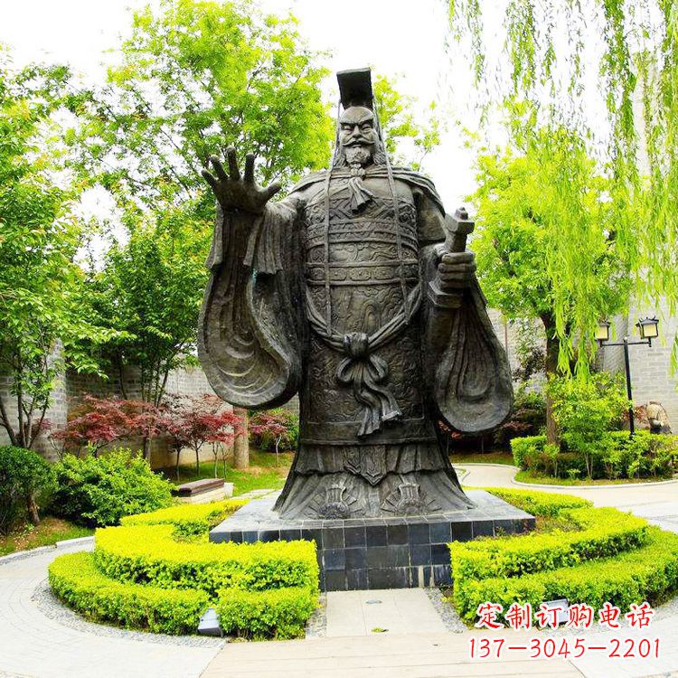 湖南定制秦始皇古代帝王大型雕塑