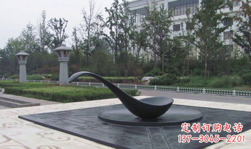 湖南中领雕塑指南针铜雕——定制你的独特景观
