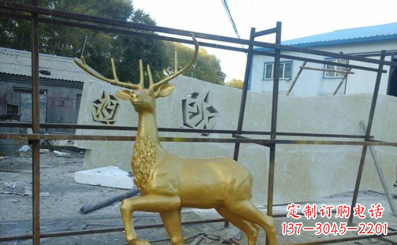 湖南室内外羚羊铜雕艺术品