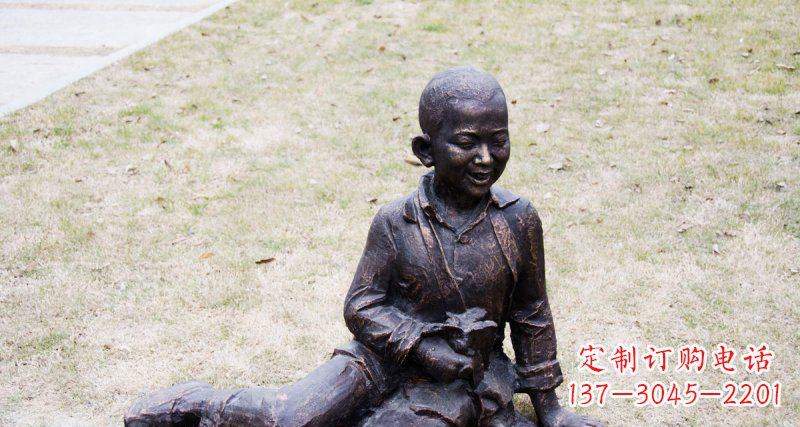 湖南儿童景观铜雕