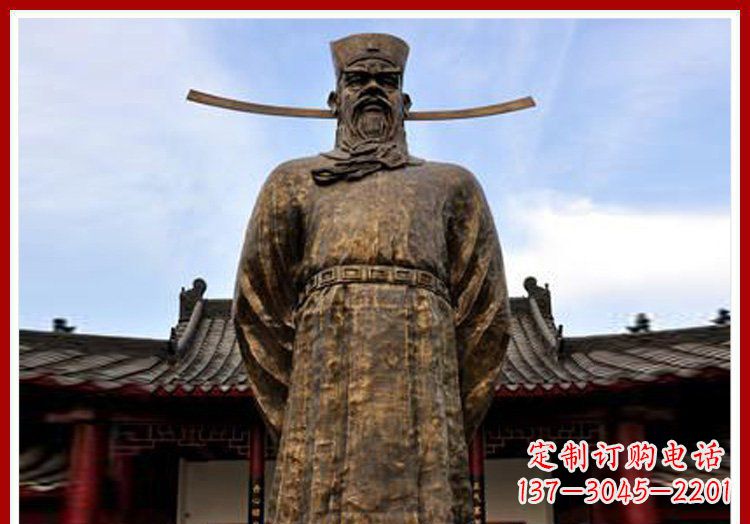 湖南古代历史人物包拯官员铜雕