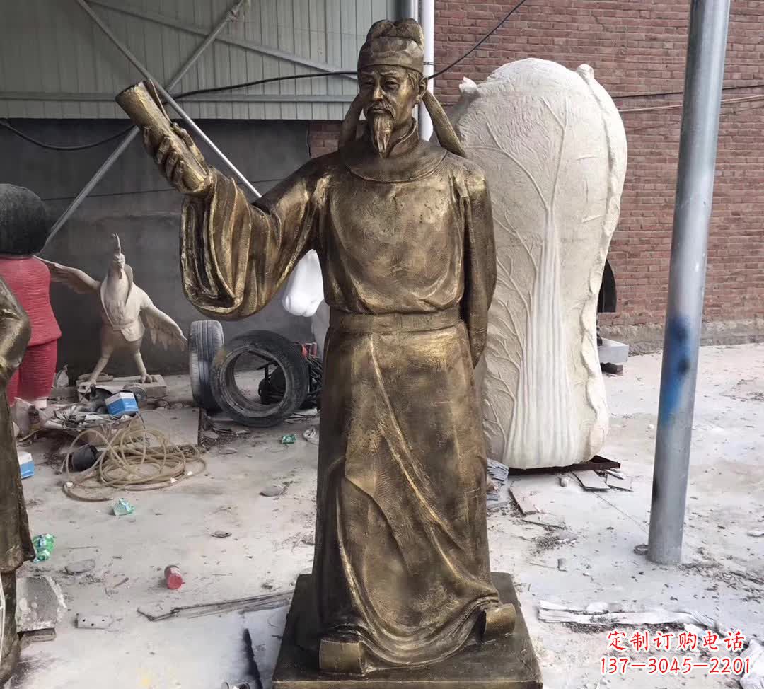 湖南龙韵铜雕——歌颂古代大文豪李白