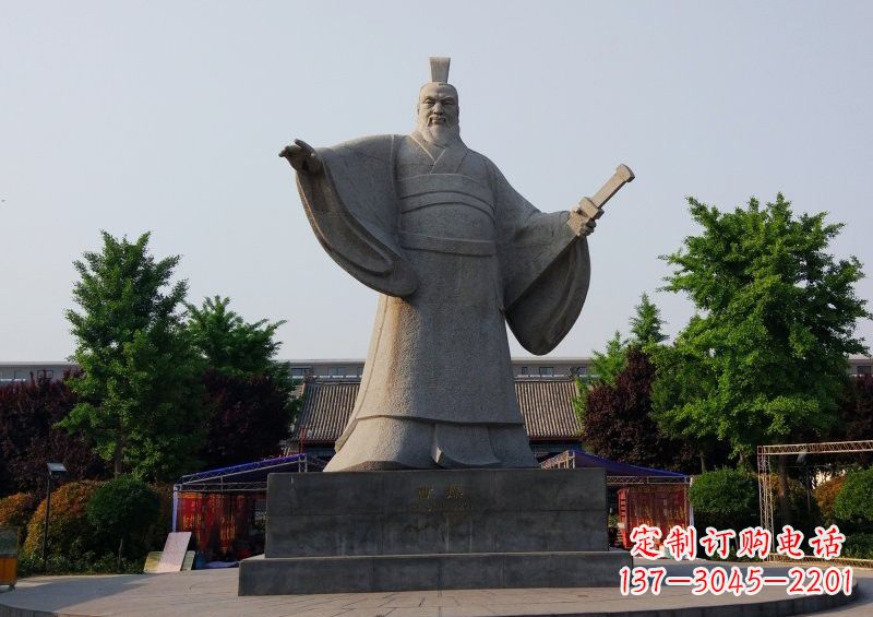 湖南超越时空的名人雕塑
