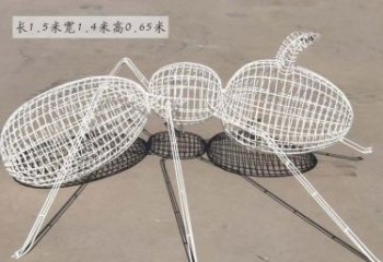 湖南美轮美奂的蚂蚁镂空雕塑