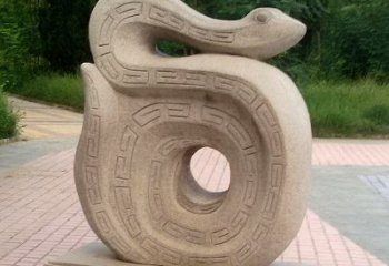 湖南砂岩动物蛇雕塑