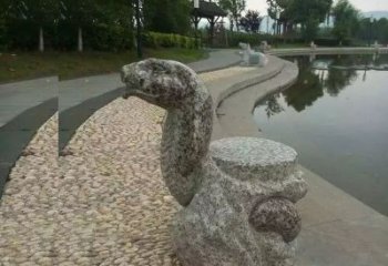 湖南中领雕塑-十二生肖蛇石雕