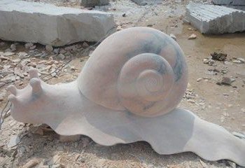 湖南真实大小的蜗牛石雕