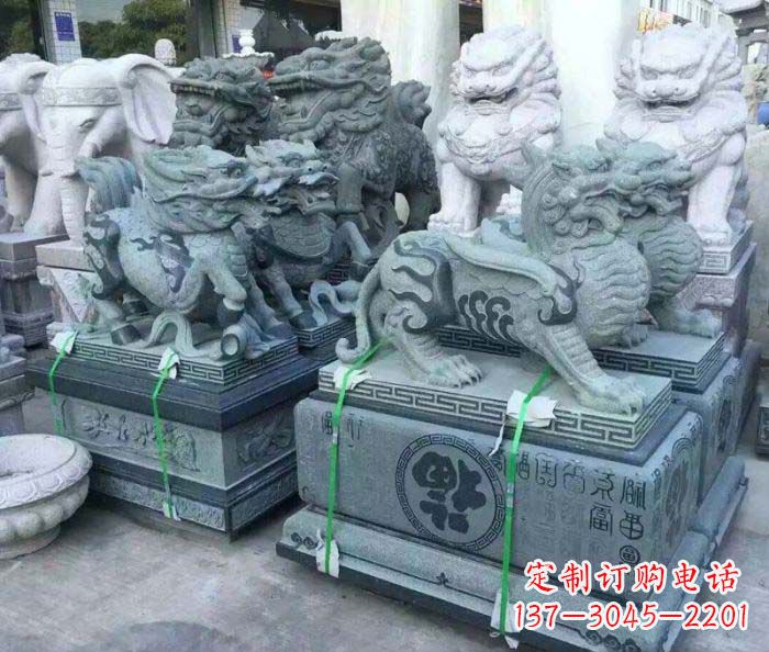 湖南古典神秘貔貅雕塑