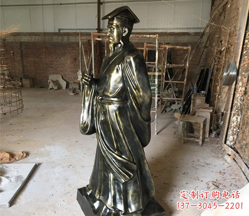 湖南千古经典——代表古代艺术审美的王羲之雕塑