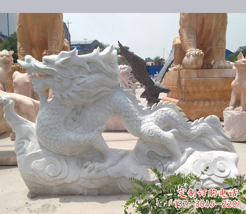 湖南古代镇宅动物龙石雕