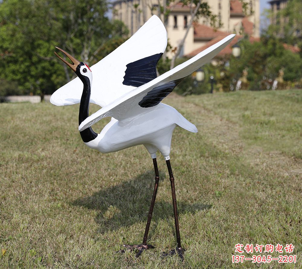 湖南古人仙鹤雕塑