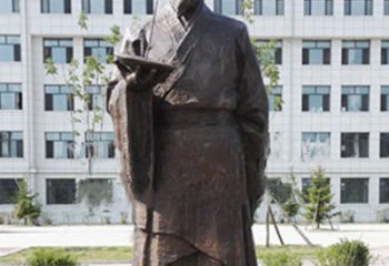 湖南传承古代珍贵文化—祖冲之铜雕塑