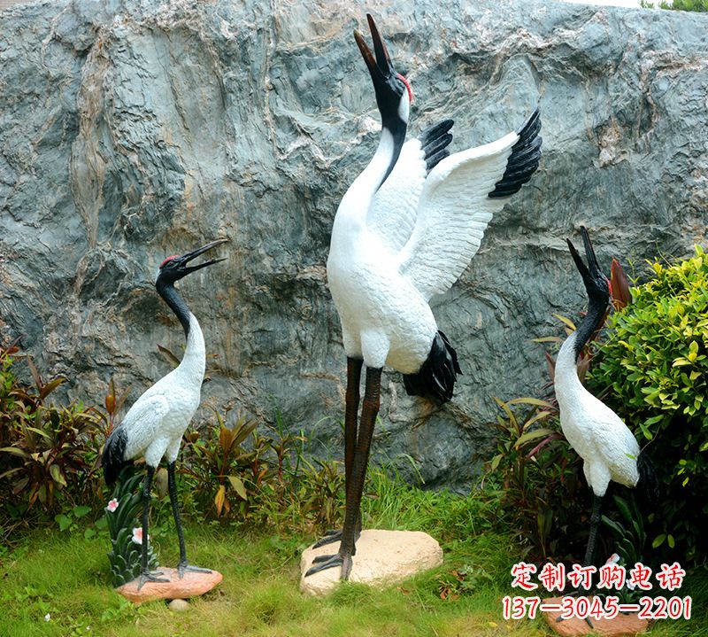 湖南精致品质,故宫仙鹤雕塑