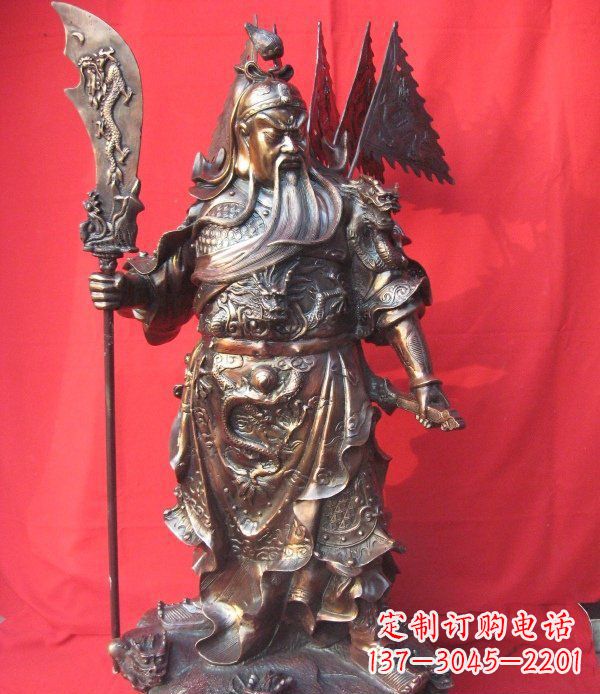 湖南中领雕塑:以关公雕塑打造您的定制之作