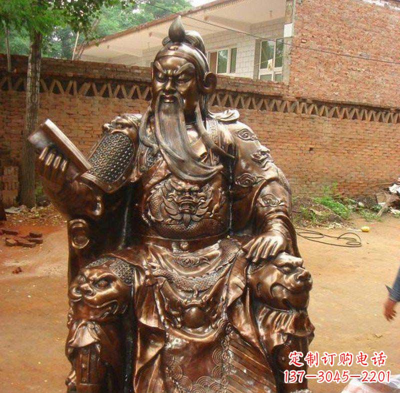 湖南天下英雄,关公雕塑