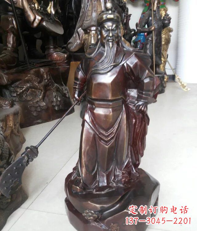 湖南中领雕塑&关公铜雕
