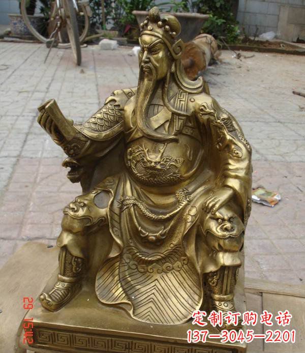 湖南专业定制关公铜雕