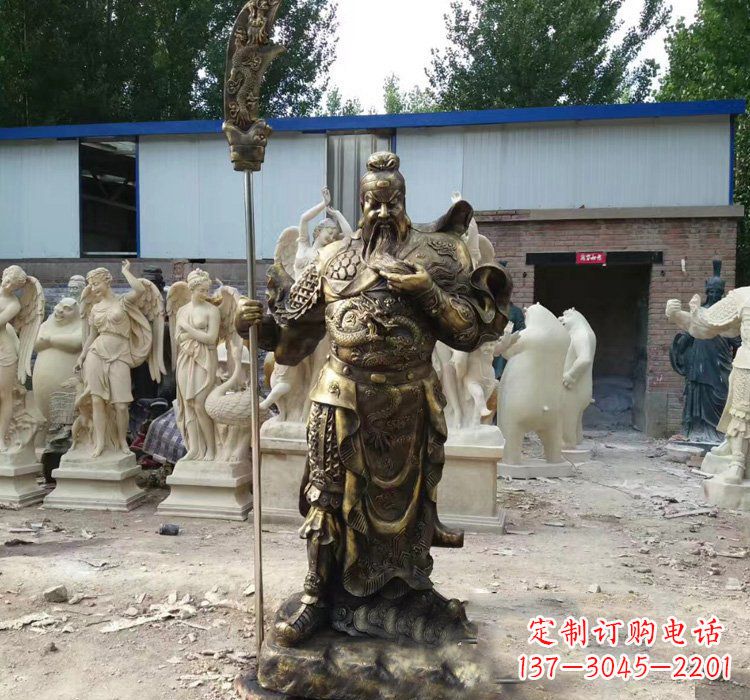 湖南精致古典,尊贵典雅--关公铜雕定制