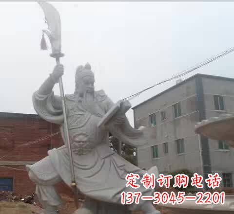 湖南关公看书石雕
